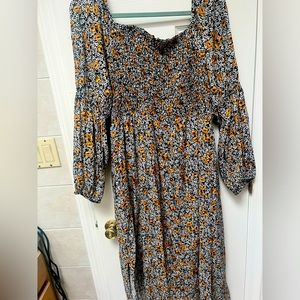 Patterned Maxi Dress